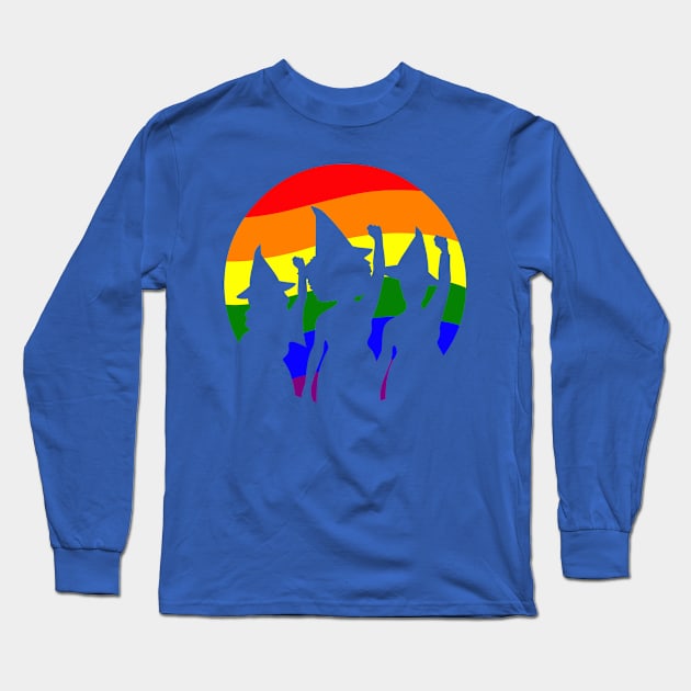 Witches Vote-Gay Pride! Long Sleeve T-Shirt by WitchesVote